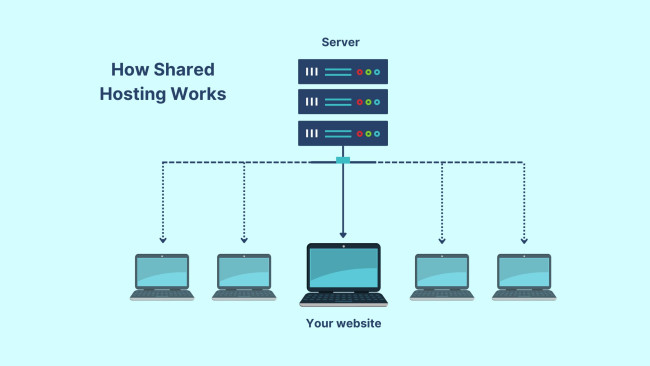 How shared hosting works