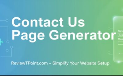 Free Contact Us Page Generator – Build Contact Pages Easily