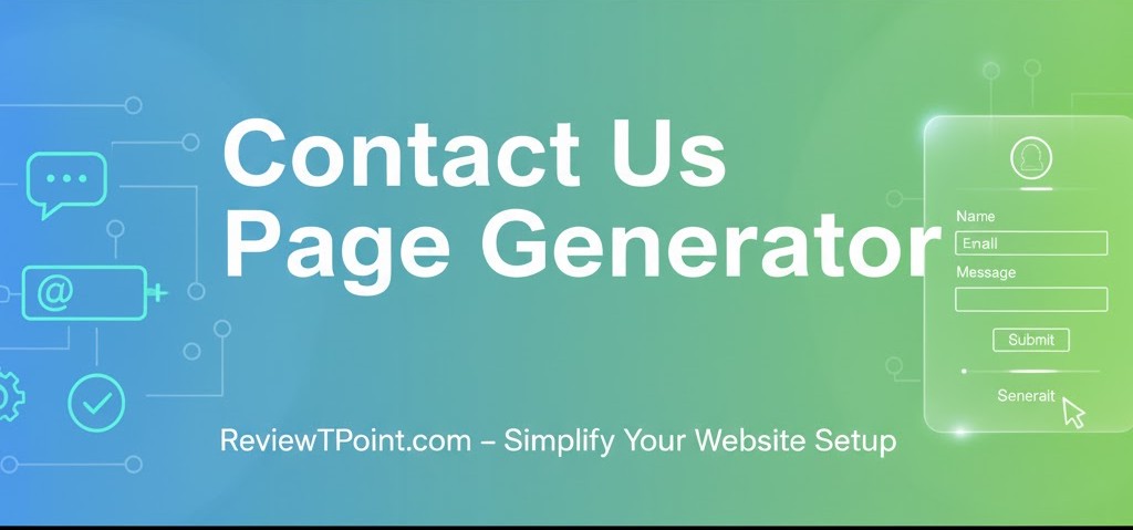 Free Contact Us Page Generator – Build Contact Pages Easily