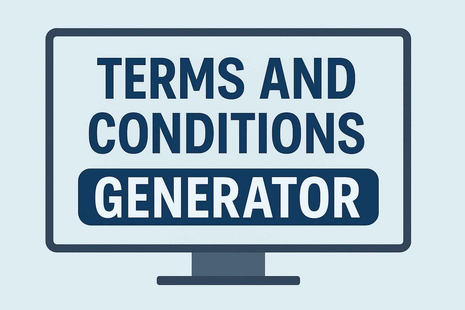 Terms and Conditions Generator