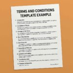 Terms and Conditions Template Examples - Easy and Fully Customizable