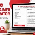 Free Disclaimer Generator for your online presence.