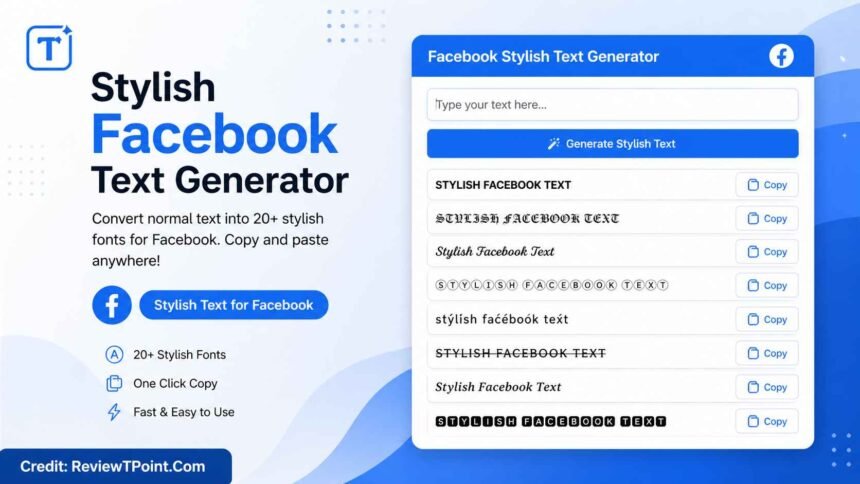 Generate stylish facebook text